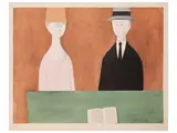 Antonio Bueno, Spouses, lithograph