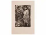 Quinto Martini, The painter and the model - Maternity - Madonna della Seggiola, three engravings