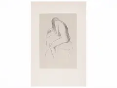 Female nudes by Ugo Capocchini, two lithographs, offered Mar 2026