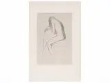 Ugo Capocchini, Female nudes, two lithographs