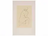 Ugo Capocchini, Female nudes, two lithographs