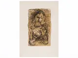 Primo Conti, Maternity 1964 - Face 1977, a lithograph and an engraving