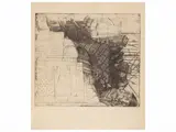 Peter Ackermann, Viterbo 1977 - Architectural Capriccio 1969, two etchings