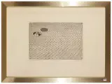 Alberico Morena, Uomo di basse vedute 1985, woodcut print