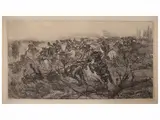 Giovanni Fattori, Carica di cavalleria, Posthumous etching