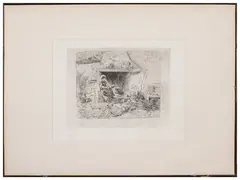 Mosè Bianchi, Interno, posthumous engraving