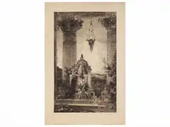 Félix Bracquemond, David, etching on paper laid on cardboard