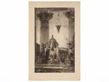 Félix Bracquemond, David, etching on paper laid on cardboard