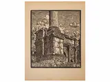 Giorgio Pianigiani, The seal column - The pasture - Last sun, three woodcuts