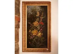 Michelangelo Meucci, Vase of Flowers 1899, oil on glass