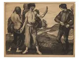 Robert Engels, The betrayal, pastel on paper