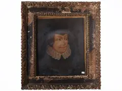 Garibaldo Cepparelli, Portrait of Catherine de' Medici, after Francois Clouet, oil on paper