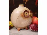 Ivo De Santis, Ceramic vase, Gli Etruschi series, globular in shape