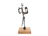 Raffaello Arcangelo Salimbeni, Juggling n.2, bronze sculpture and copper wire
