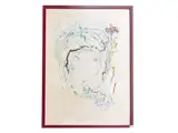 Ernesto Treccani, Male profile, lithography