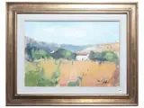 Sergio Scatizzi, Landscape, Mixed technique on paper