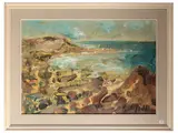 Emanuele Cappello, Navy to Quercianella, oil on canvas