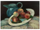 Renato Natali, Still life, oil on panel