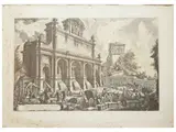 View of the Paola Acqua Castle on Mount Aureo by Giovanni Battista Piranesi, etching, offered Dec 2025