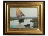 Enrico Nuti, Il Calambrone, Oil on panel