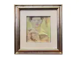 Piergiorgio Pistelli, Male portraits 1981, Pair of tempera paintings on panel