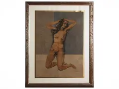 Female nude by Francesco Messina, lithograph, offered Dec 2025