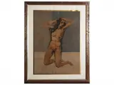 Francesco Messina, Female nude, lithograph