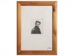 Daniel Graves, Portrait of man with Basque 1981, engraving