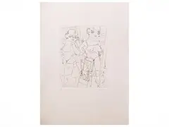 Alberto Manfredi, Le cognate amorose, engraving