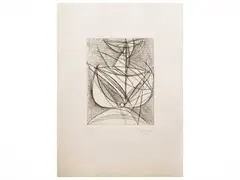 Figure 1976 by Primo Conti, engraving, offered Nov 2025