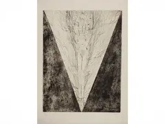 Jan Koblasa, Boy on fire 1969, engraving
