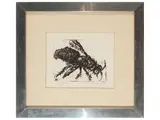 Luciano Minguzzi, Insetto 1969, aquatint etching