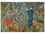 Emanuele Luzzati, Tamino - Le tre dame 1980, two lithographs
