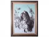 Pietro Annigoni, Horse, lithograph