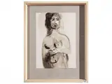 Bruno Cassinari, Figures, an off-set print and a lithograph signed and dated