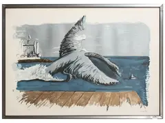 Sergio Vacchi, Untitled, lithograph