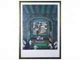 Norberto Proietti, Landscapes with friars, lithograph