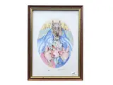 Antonio Possenti, The wolf and the three little pigs, lithograph