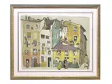 Roberto Fontirossi, Palaces and characters, lithograph