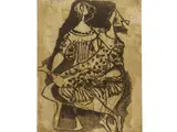 Luciano Minguzzi, Due figure in poltrona, engraving