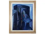 Amedeo Lanci, Riposo 1990, oil on canvas