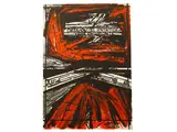 Vinicio Berti, Racconti multiplo per l'avvenire AH 5H 1976, acrylic on canvas