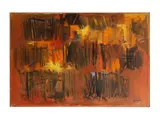 Dino Caponi, Swamp in Falevas, oil on canvas