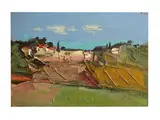 Sergio Scatizzi, Landscape 2009, oil on panel