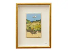 Tuscan landscape by Sergio Scatizzi, oil on panel, offered Nov 2025