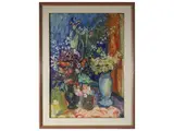 Ennio Pozzi, Vases of flowers 1951, oil on canvas