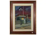 Piero Marchi, Livorno, oil on masonite