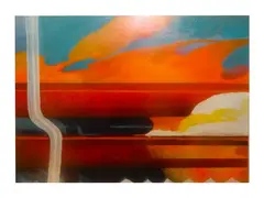 Fernando Farulli, Landscape, oil on canvas