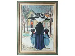 La Monachina della neve 1967 by Rodolfo Marma, oil on canvas, offered Nov 2025