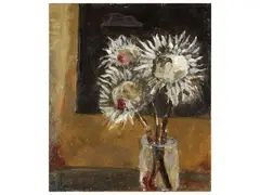 Sunflowers by Renzo Grazzini, Oil on tablet, offered Nov 2025